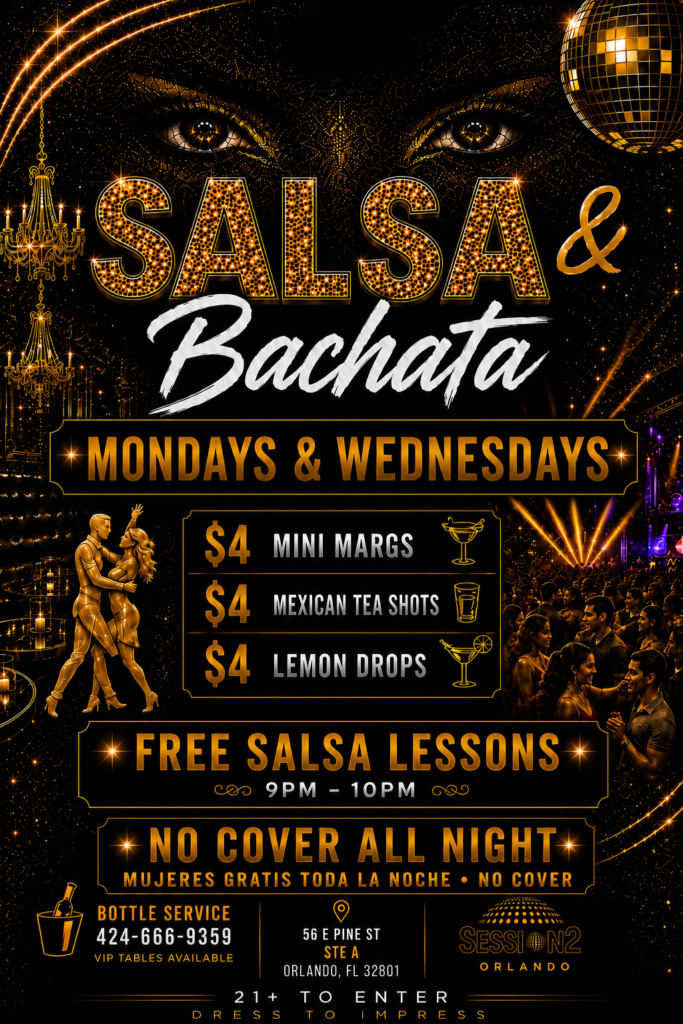 Salsa and Bachata Mondays